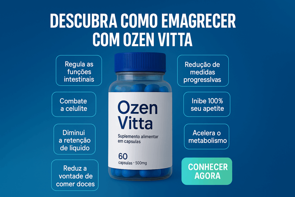 Ozen Vitta suplemento alimentar cápsulas para emagrecer