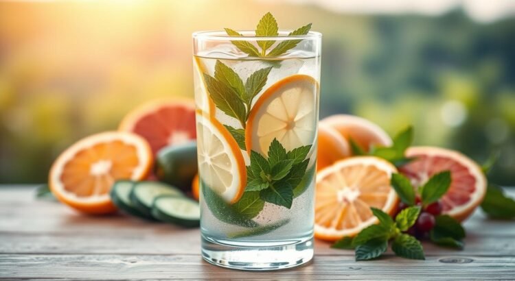 Receita de água detox para emagrecer e perder barriga